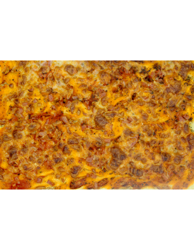 Pizza XL de jamón dulce y atún