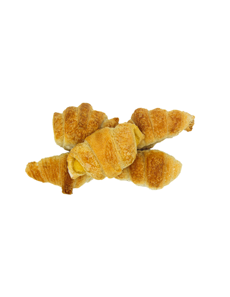 Croissant mini relleno de crema