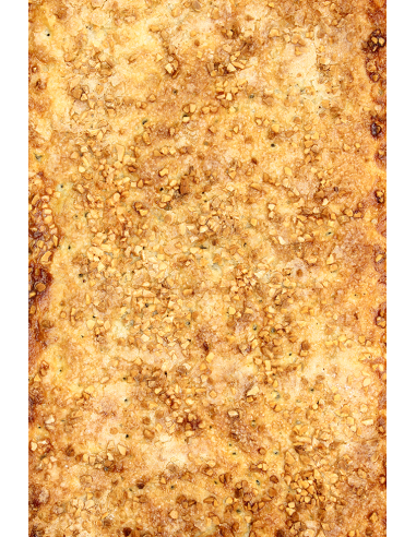 Coca de hojaldre rellena de chocolate