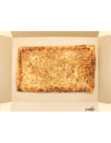 Coca de hojaldre rellena de chocolate