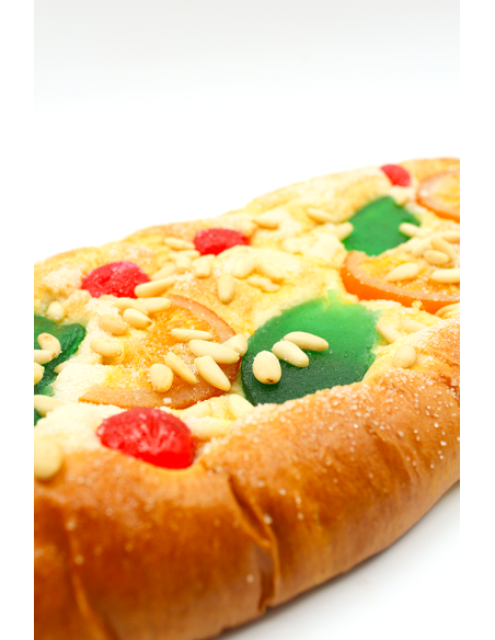 Coca de brioche con fruta (M)