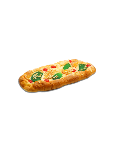 Coca de brioix amb fruita (M)