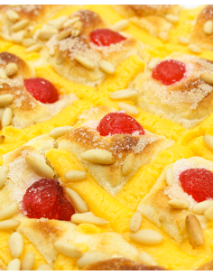 Coca de brioix amb crema (M)